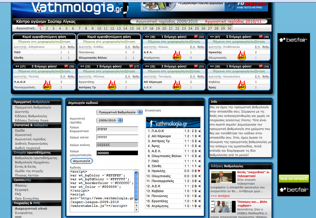 Πώς είναι το vathmologia.gr
