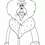 Ζωγραφιές για παιδιά: Λιοντάρι