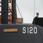 Υψώθηκε η ελληνική σημαία στο υποβρύχιο «Παπανικολής»