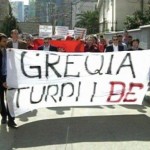 Η διαδήλωση διοργανώθηκε από το Κίνημα MJAFT