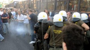 Ένταση και χημικά στη Χαλυβουργία