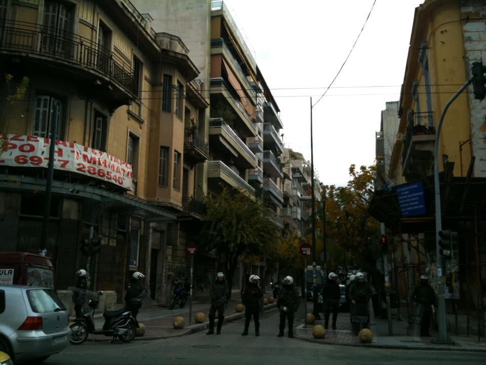 Επιχείρηση της ΕΛ.ΑΣ στην κατάληψη της Βίλας Αμαλίας