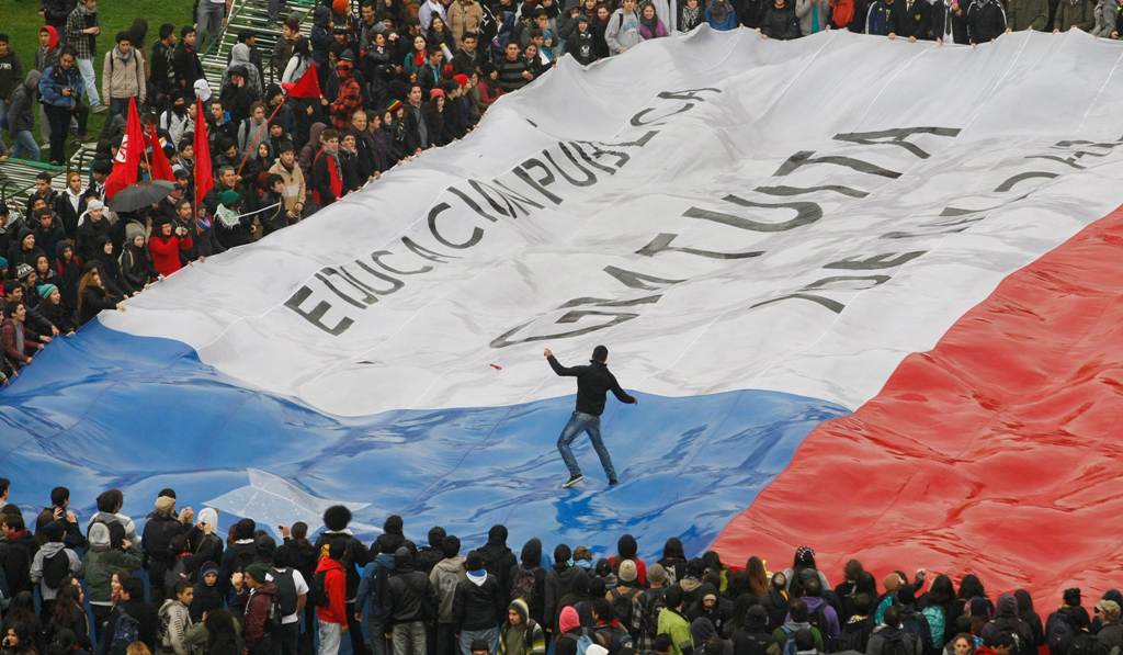 Φοιτητικές διαδηλώσεις στη Χιλή για δωρεάν παιδεία
