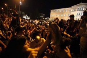 Πανελλαδική συνέλευση των «Αγανακτισμένων» στην πλατεία Συντάγματος