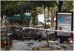 Ισχυρή έκρηξη στην Αγκυρα