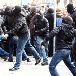 Βίαιες συγκρούσεις στη Φρανκφούρτη