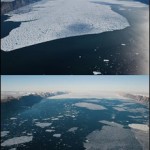 Γροιλανδία: Φωτογραφίες - σοκ από το λιώσιμο παγετώνα