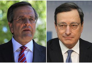 Σήμερα το ραντεβού Σαμαρά-Ντράγκι