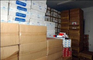 Ανακαλύφθηκε τεράστια ποσότητα λαθραίων τσιγάρων