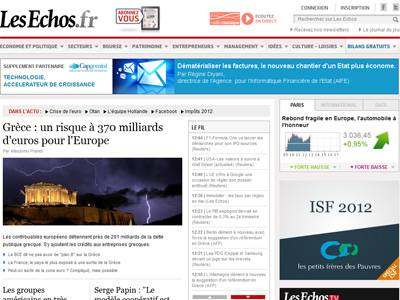 Les Echos: Ρίσκο 370 δις ευρώ η Ελλάδα για την Ευρώπη