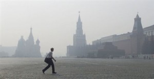 Πράσινο σύννεφο γύρης κάλυψε τον ουρανό της Μόσχας