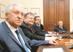 Νέα σύσκεψη Σαμαρά - Βενιζέλου - Κουβέλη