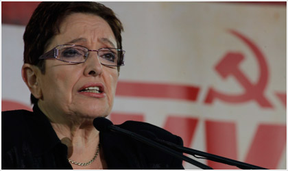 Παπαρήγα: Σε ΠΑΣΟΚ του 2009 μετεξελίσσεται ο ΣΥΡΙΖΑ