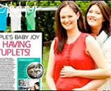 Ζευγάρι γυναικών απέκτησαν πεντάδυμα