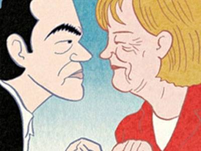 Σκληρή διαπραγμάτευση Τσίπρα- Μέρκελ